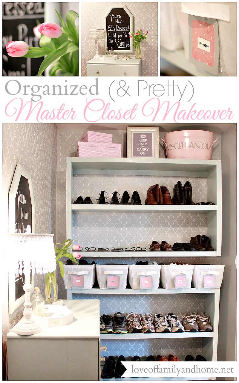 Organized Master Closet