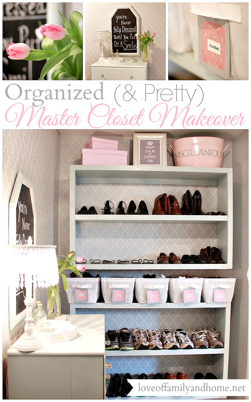 Master Bedroom Closet Organization ~ The Reveal & Surprise Announcement -  Organizing Homelife