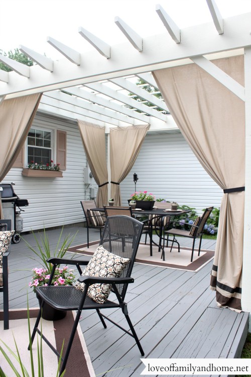 Back Deck Pergola 