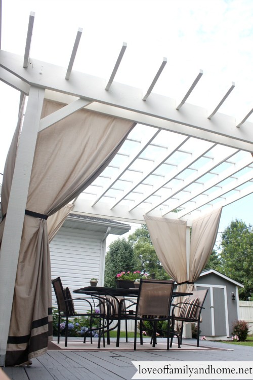 Back Deck Pergola 