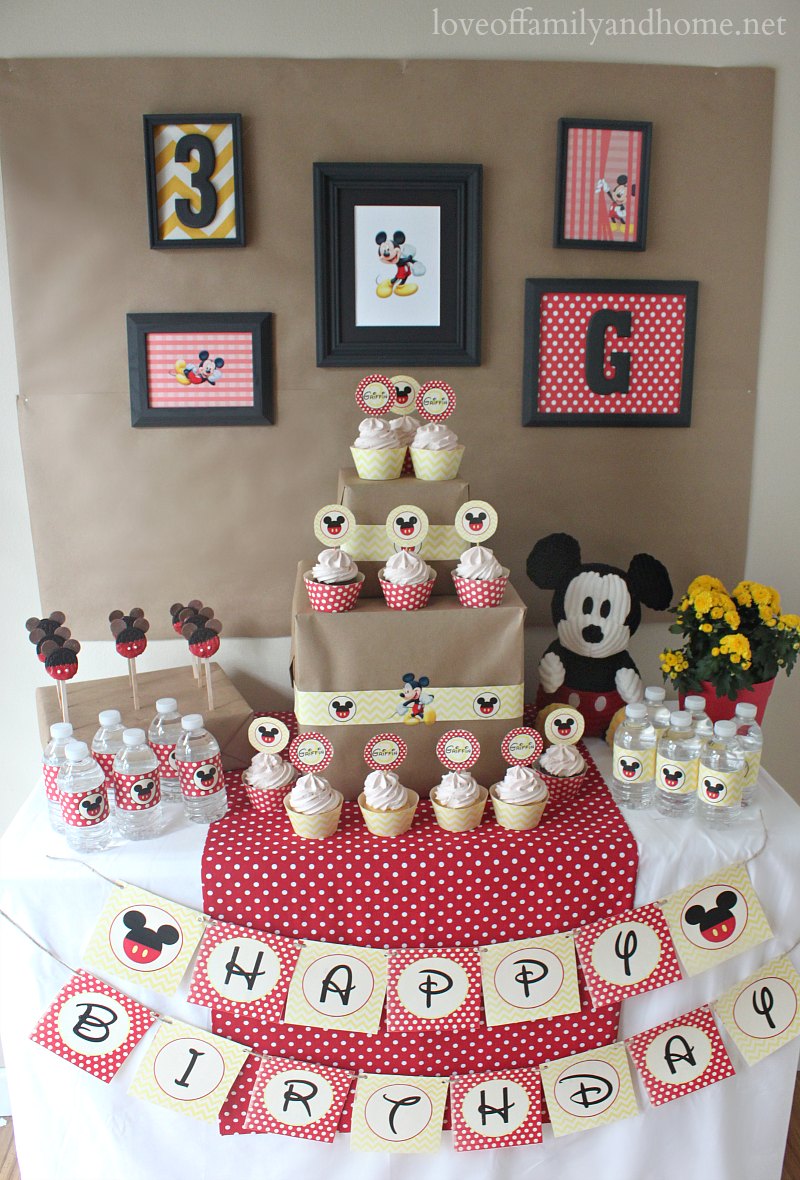 Mickey Mouse Birthday Party Ideas