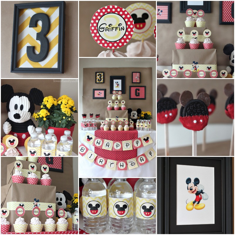 Mickey Mouse Birthday Party Ideas