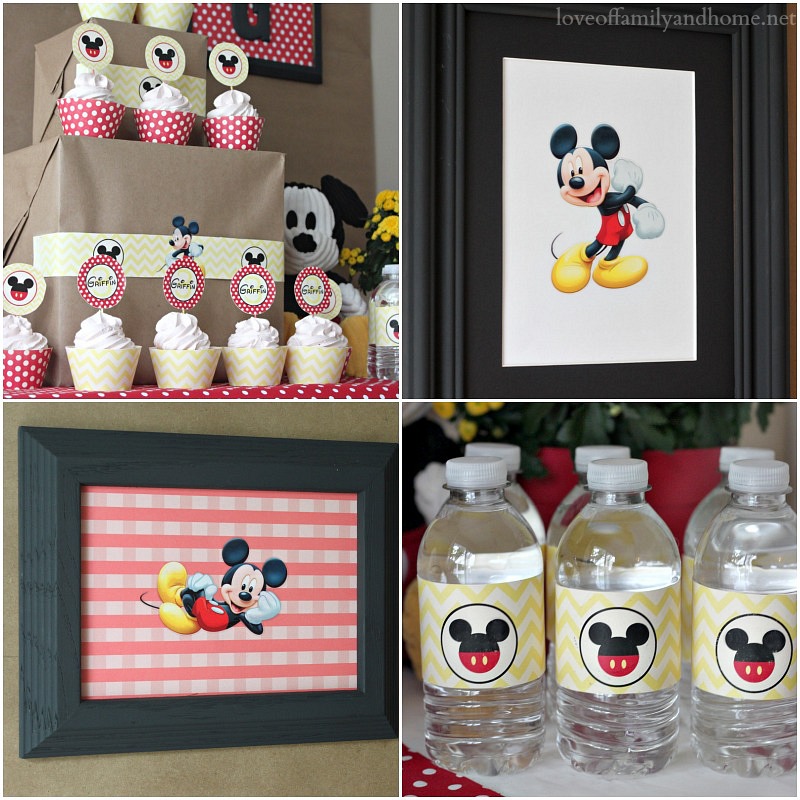 70+ Mickey Mouse DIY Birthday Party Ideas – About Family Crafts