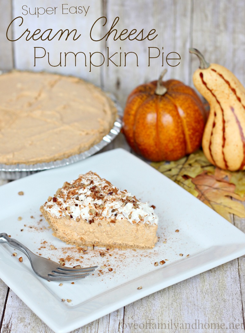 Cream Cheese Pumpkin Pie