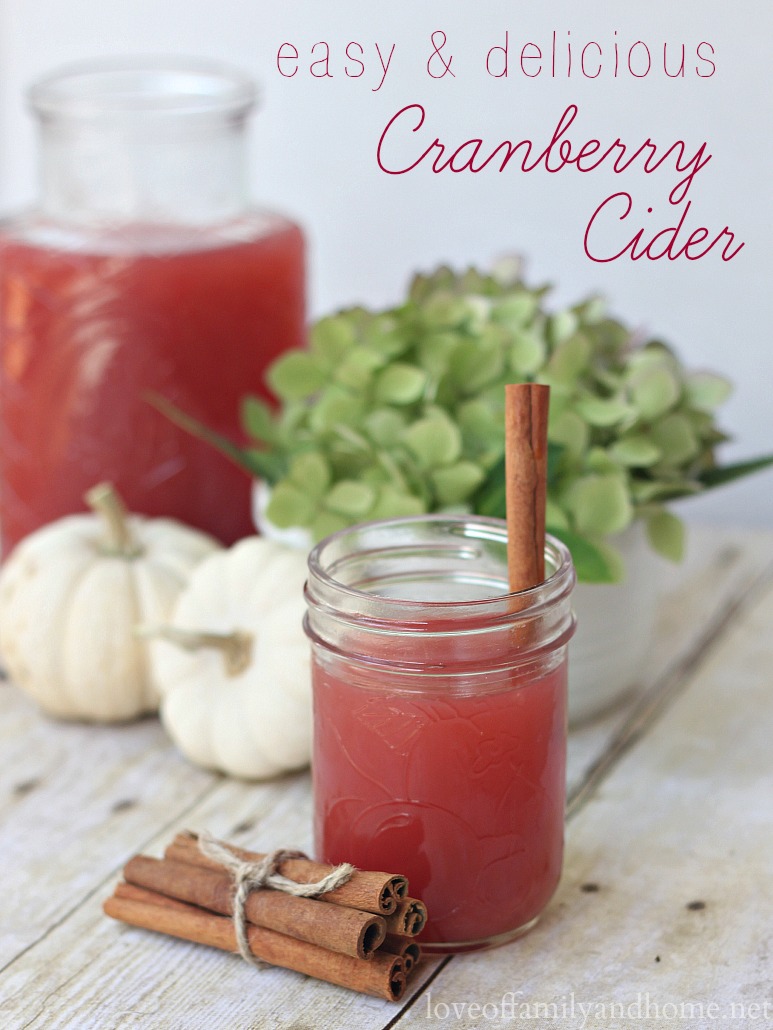 Easy & Delicious Cranberry Cider 