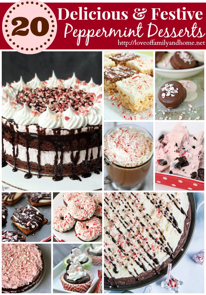 20 Delicious & Festive Peppermint Dessert Recipes