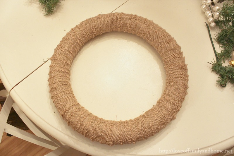 burlap christmas wreath 4