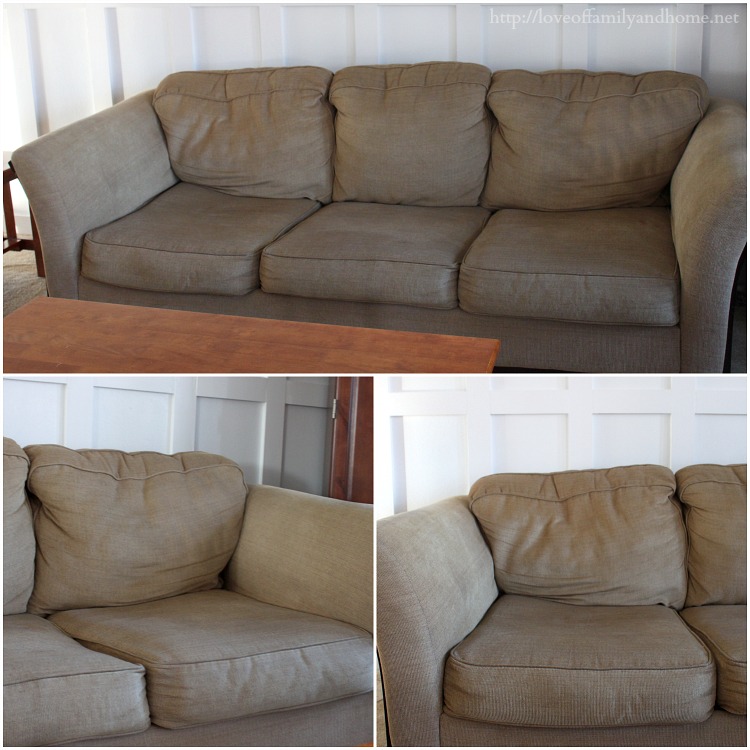 Take That Old, Worn Out Sofa & Make It Look New Again (An EASY step-by-step tutorial)