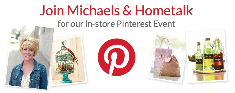 Crafting with 100 bloggers with Michaels and Hometalk. You should go!