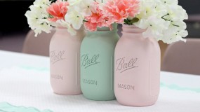 How To Paint Mason Jars