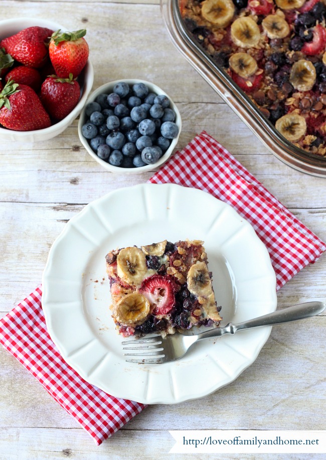 Baked Oatmeal Casserole Recipe