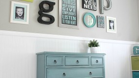 Playroom Gallery Wall {Playroom Update}