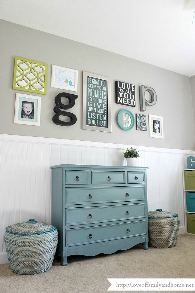 Playroom Gallery Wall Playroom Update - Love of Family & Home