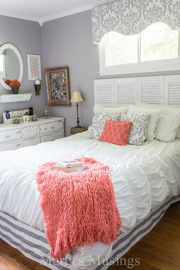 Gray-and-Coral-Bedroom-Makeover-Martys-Musings-2