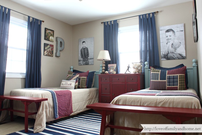 Boys Shared Bedroom Progress Love Of Family Home