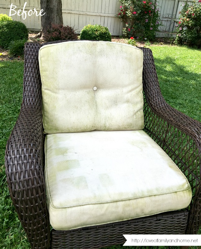 How To Remove Mildew Stains From Outdoor Cushions