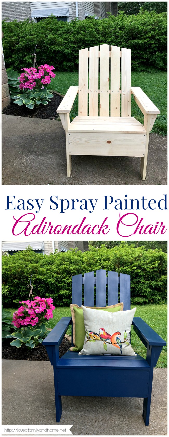 Spray Painted Adirondack Chair 10 