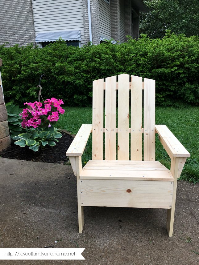 Spray Painted Adirondack Chair 2 