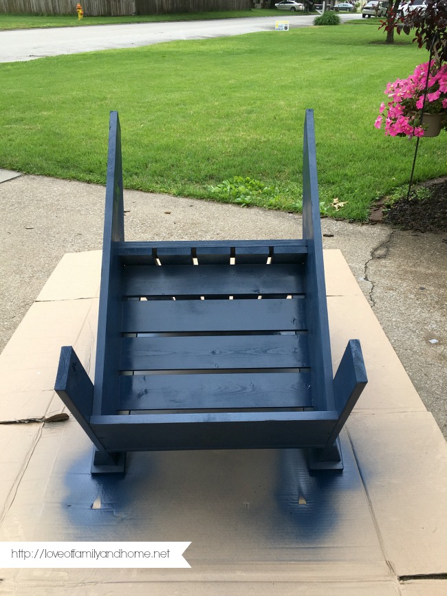 Spray Painted Adirondack Chair 7