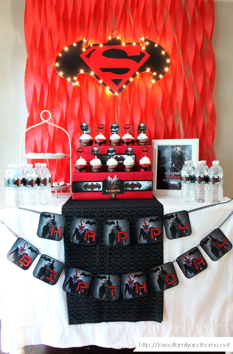 batman birthday party ideas for girls