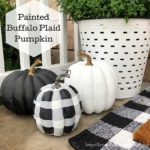 Painted Buffalo Plaid Pumpkin {Step-by-Step Tutorial}